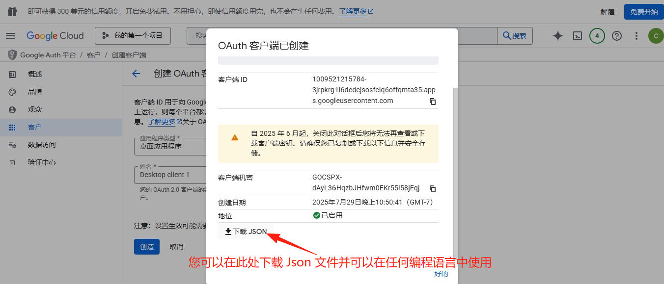 下载Json文件